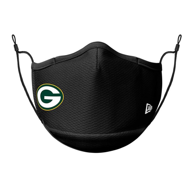 Accesorios New Era Nfl Negros - Bay Packers Face Cover 38956WPZO